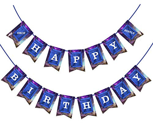 Gaming Banners Happy Birthday Banners, Gaming Party Supplies Birthday Party Decorations for Kids Adults Party Favors