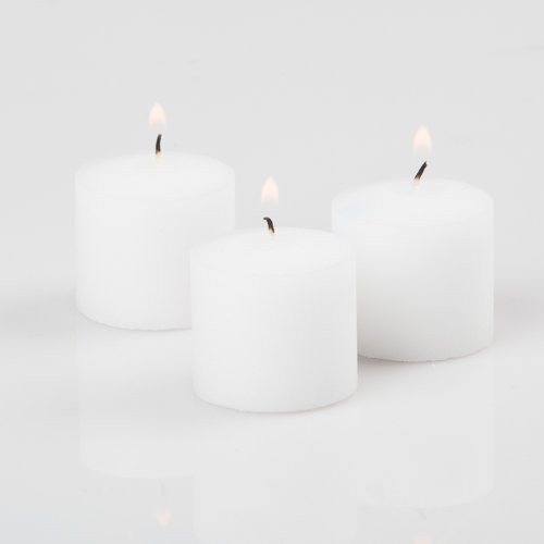 Richland Votive Candles White Citronella Scented 10 Hour Burn Set of 72