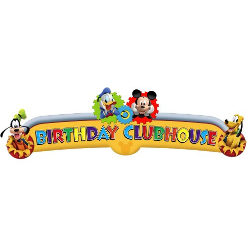 Hallmark Mickey Mouse 'Playtime' Happy Birthday Banner (1ct)
