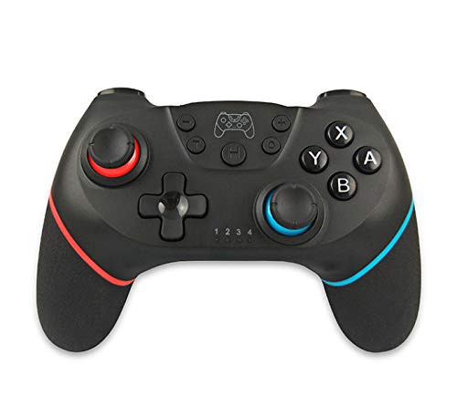 Wireless Switch Controller for Nintendo, Switch Pro Controller Remote Joystick Gamepad with Rechargeable Battery and Gyro Axis/Dual Vibration (Bluered)