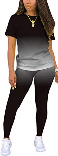 Women's Jogger Outfits Suits Tracksuit Two Piece Outfits Sweatshirt and Sweatpants Sports Sets