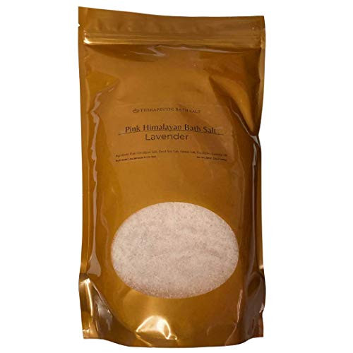 Lavender Bath Salt Soak - Pink Himalayan Epsom Bath Salt - Lavender For Soaking - 100percent Pure 3lbs Lavender Bath Salt Soak - Pink Himalayan Epsom Bath Salt - Lavender For Soaking - 100percent Pure 3lbs