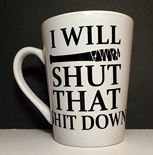 Walking dead inspired coffee mug, Negan inspired coffee mug