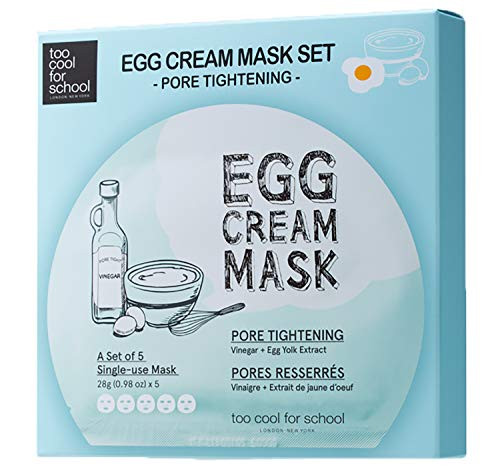 Too Cool For School Egg Cream Mask Pore Tightening Set