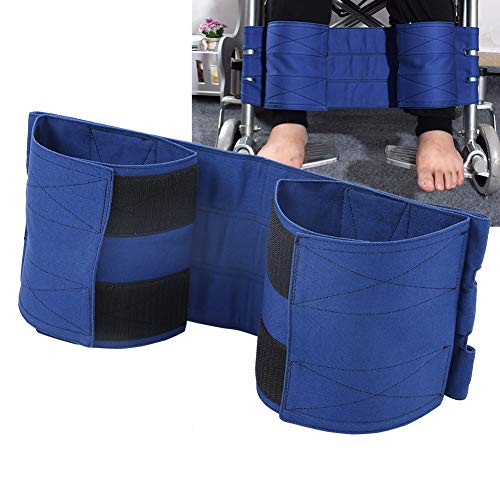 Wheelchair Leg Rest Seatbelt Restraining Strap Footrest Chair Harness Adult Wheelchair Support Safety Belt for Elderly Restraints Foot Straps for Handicap Disabled