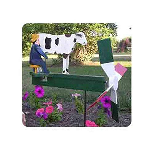 Paper Plan to Build Milking The Cow Whirligig Woodworking Project