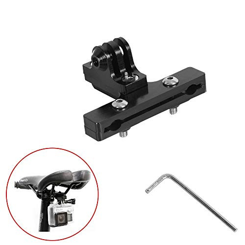 Aluminum Bicycle Saddle Seat Rail Mount Clamp for for Gopro Hero Action Camera Bike Clip Holder Aluminum Bicycle Saddle Seat Rail Mount Clamp for for Gopro Hero Action Camera Bike Clip Holder