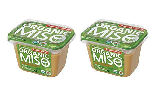 Marukome Organic Miso Authentic Japanese-Style Miso with Reduced Sodium 13.2oz, 2 Pack