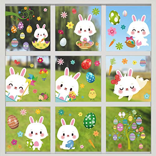 Hidreams Easter Window Clings Spring Window Clings Easter Window Stickers Decoration Hidreams Easter Window Clings Spring Window Clings Easter Window Stickers Decoration