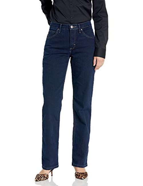 Riders by Lee Indigo Women's Classic-Fit Straight-Leg Jean, Dark, 18 Petite