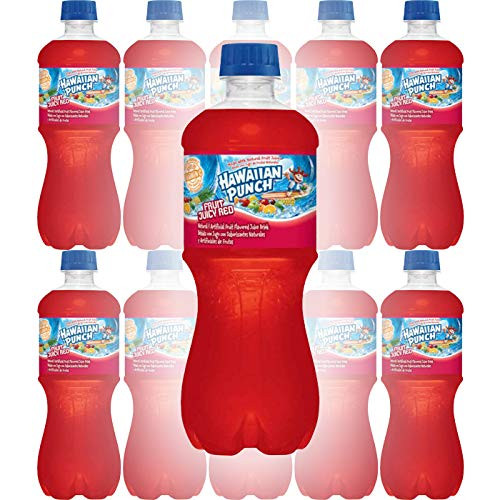 Hawaiian Punch Fruit Juicy Red, 20oz Bottle (Pack of 10, Total of 200 Oz) Hawaiian Punch Fruit Juicy Red, 20oz Bottle (Pack of 10, Total of 200 Oz)