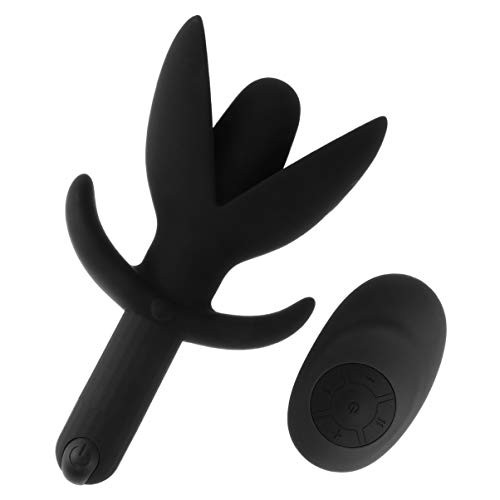 HEALLILY Anal Plug Plug Silicone Anal Plug Toy Vibrating Butt Plug with USB Charging Prostate Massager