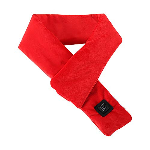 Scarfs for Women, Winter Scarf, Heated Scarf Rechargeable with USB Cable, 3 Heating Levels, Heated Neck Wrap Scarf Warm Soft Scarves for Men and Women