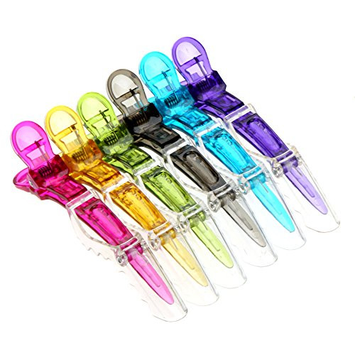 6Pcs Section Crocodile Hairpins Salon Fix Clamps Hairdressing Tool Plastic Grip DIY Accessories 6Pcs Section Crocodile Hairpins Salon Fix Clamps Hairdressing Tool Plastic Grip DIY Accessories