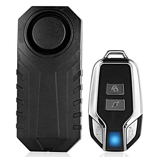 Nicoone Wireless Anti-Theft Security Motorcycle Bike Alarm with Remote Control Waterproof Vibration Sensor