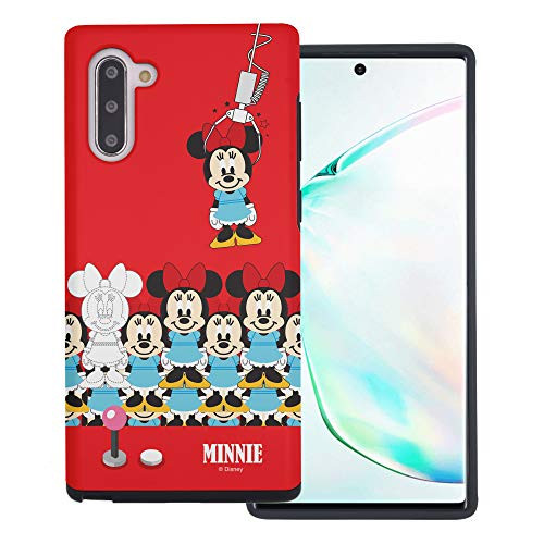 WiLLBee Compatible with Galaxy Note10 Case (6.3inch) Cute Layered Hybrid  TPU plus PC  Bumper Cover - Pick Minnie Mouse