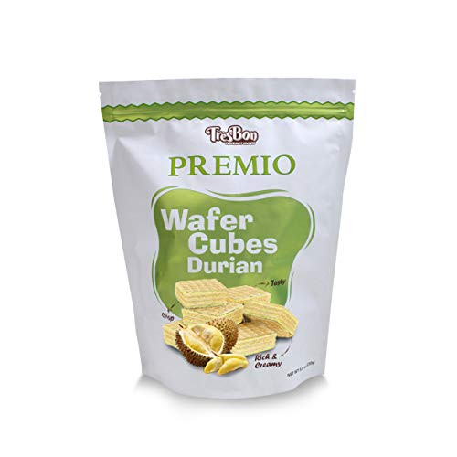 TresBon Premio Wafer Cubes (Durian Flavor) - 8.5oz (Pack of 1)