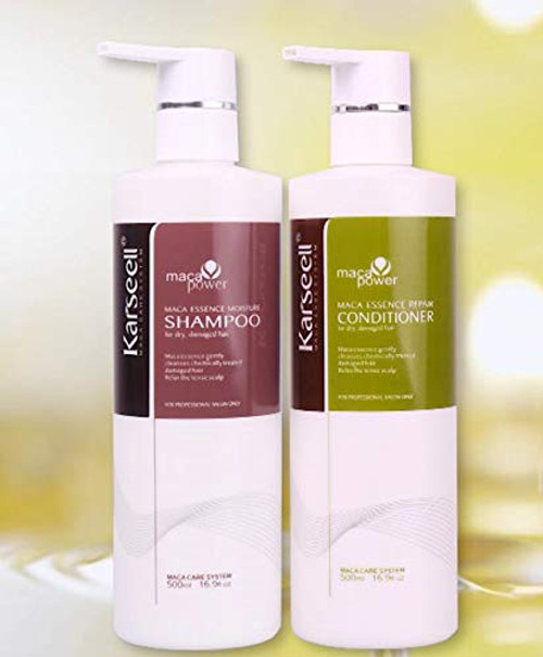 Karseell Shampoo and Conditioner Set Moisturizing Argan Oil Essence Treatment Coconut Maca Keratin Deep Repair Moisture for Dry Damaged Hair All Hair Type 2X16.90oz 500ml Karseell Shampoo and Conditioner Set Moisturizing Argan Oil Essence Treatment Coconut Maca Keratin Deep Repair Moisture for Dry Damaged Hair All Hair Type 2X16.90oz 500ml