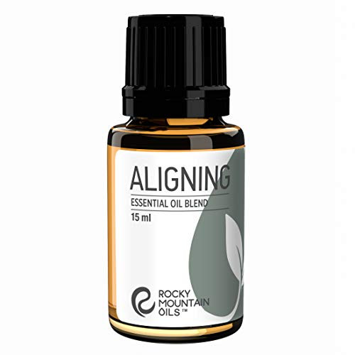 Rocky Mountain Oils Aligning Essential Oil Blend 15 ml - 100percent Pure Essential Oils in a Base of Fractionated Coconut Oil