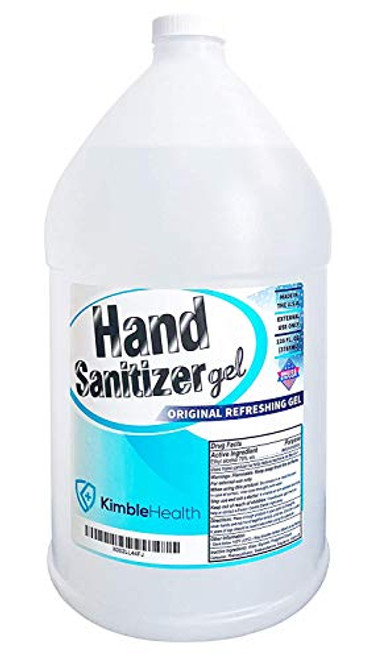 GEL Hand Sanitizer - 70percent Ethyl Alcohol with Moisturizing Formula, Hand Sanitizer Gel (1 Gallon   128 Fl Oz)