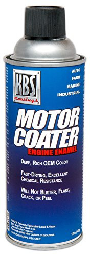 KBS Coatings 60111 Daytona Yellow Motor Coater Engine Paint - 12 fl. oz.