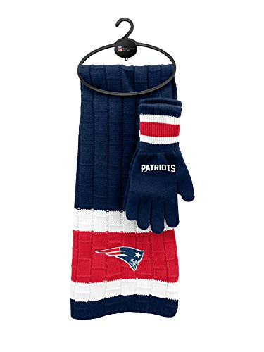 NFL New England Patriots Scarf  and  Glove Gift Set