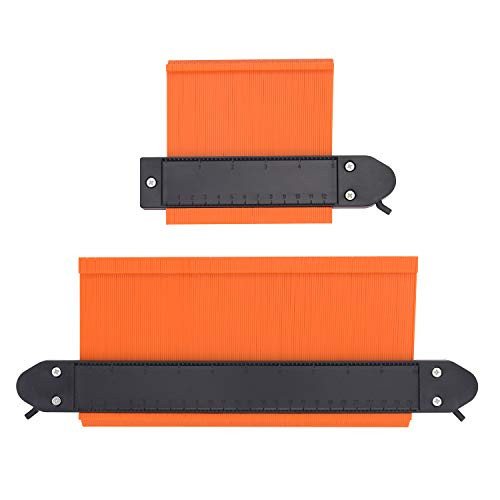 Wider Contour Gauge with Lock, JSK Profile Gauges Plastic Contour Duplications Gauge Copy Irregular Shapes Measuring for Corners and Contoured Wider Contour Gauge with Lock, JSK Profile Gauges Plastic Contour Duplications Gauge Copy Irregular Shapes Measuring for Corners and Contoured