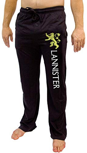 Game of Thrones House of Men's Pajama Pant Costume Adult Lounge Lannister MD
