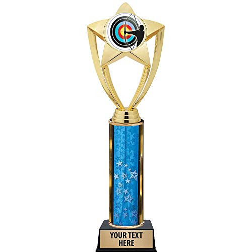 Crown Awards Archery Trophies, 11 inch Gold Star Archery Trophy with Engraving Included Prime Crown Awards Archery Trophies, 11 inch Gold Star Archery Trophy with Engraving Included Prime