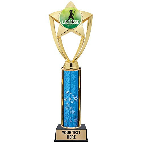 Crown Awards Lacrosse Trophies, 11 inch Gold Star Girls Lacrosse Trophy with Engraving Included Prime Crown Awards Lacrosse Trophies, 11 inch Gold Star Girls Lacrosse Trophy with Engraving Included Prime