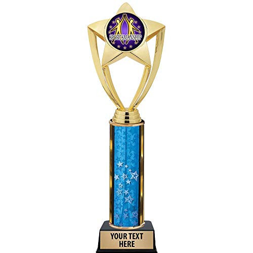 Crown Awards Sportsmanship Trophies, 11 inch Gold Star Sportsmanship Team Trophy with Engraving Included Prime Crown Awards Sportsmanship Trophies, 11 inch Gold Star Sportsmanship Team Trophy with Engraving Included Prime