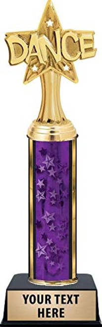 Crown Awards Dance Star Burst Trophies, Personalized Purple Dance Star Burst Trophy with Custom Engraving Prime Crown Awards Dance Star Burst Trophies, Personalized Purple Dance Star Burst Trophy with Custom Engraving Prime