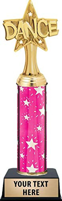 Crown Awards Dance Star Burst Trophies, Personalized Pink Dance Star Burst Trophy, Engraving Included Prime Crown Awards Dance Star Burst Trophies, Personalized Pink Dance Star Burst Trophy, Engraving Included Prime