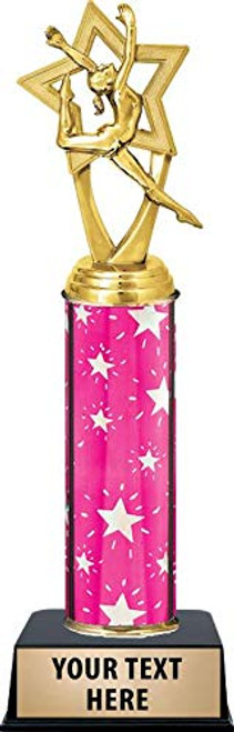 Crown Awards Gymnastics Star Female Trophies, Personalized Pink Gymnastics Star Female Trophy, Engraving Included Prime Crown Awards Gymnastics Star Female Trophies, Personalized Pink Gymnastics Star Female Trophy, Engraving Included Prime