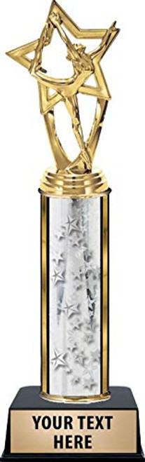 Crown Awards Dance Star Trophies - Personalized Silver Dance Star Trophy with Custom Engraving Prime Crown Awards Dance Star Trophies - Personalized Silver Dance Star Trophy with Custom Engraving Prime