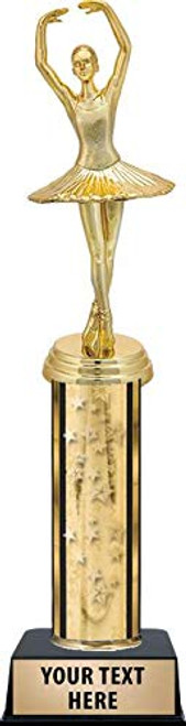 Crown Awards Ballet Female Trophies, Gold Stars Ballet Female Trophy with Custom Engraving Prime Crown Awards Ballet Female Trophies, Gold Stars Ballet Female Trophy with Custom Engraving Prime