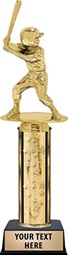 Crown Awards Baseball Jr. Girl Trophies, Gold Stars Baseball Jr. Girl Trophy with Custom Engraving Prime