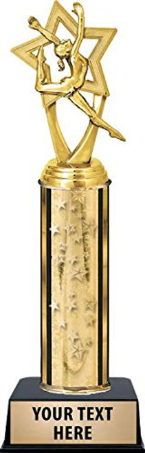 Crown Awards Gymnastics Star Female Trophies - Gold Stars Gymnastics Star Female Trophy with Custom Engraving Prime Crown Awards Gymnastics Star Female Trophies - Gold Stars Gymnastics Star Female Trophy with Custom Engraving Prime