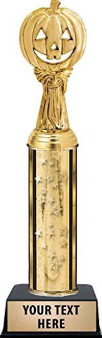 Crown Awards Halloween Pumpkin Harvest Trophies, Gold Stars Halloween Pumpkin Harvest Trophy with Custom Engraving Prime Crown Awards Halloween Pumpkin Harvest Trophies, Gold Stars Halloween Pumpkin Harvest Trophy with Custom Engraving Prime