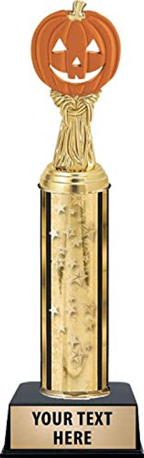 Crown Awards Halloween Orange Pumpkin Trophies, Gold Stars Halloween Orange Pumpkin Trophy with Custom Engraving Prime Crown Awards Halloween Orange Pumpkin Trophies, Gold Stars Halloween Orange Pumpkin Trophy with Custom Engraving Prime