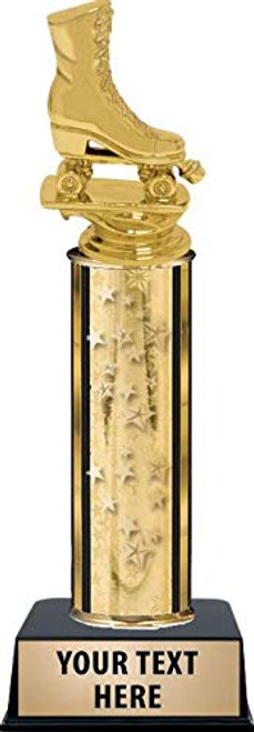 Crown Awards Roller Skate Trophies, Gold Stars Roller Skate Trophy with Custom Engraving Prime Crown Awards Roller Skate Trophies, Gold Stars Roller Skate Trophy with Custom Engraving Prime