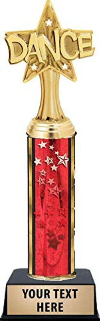 Dance Star Burst Trophies - Red Stars Dance Star Burst Trophy Award with Customized Engraving Prime Dance Star Burst Trophies - Red Stars Dance Star Burst Trophy Award with Customized Engraving Prime