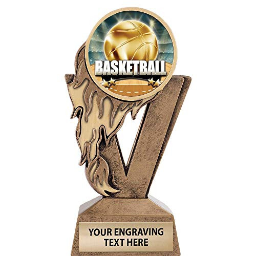 Crown Awards Gold Basketball Player Trophies, 6.25 inch H Custom Fireball Basketball Stars Trophy Prime Crown Awards Gold Basketball Player Trophies, 6.25 inch H Custom Fireball Basketball Stars Trophy Prime