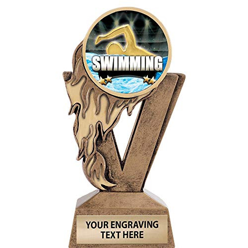 Crown Awards Gold Swimming Stars Trophies, 6.25 inch H Custom Fireball Swimming Stars Trophy Prime Crown Awards Gold Swimming Stars Trophies, 6.25 inch H Custom Fireball Swimming Stars Trophy Prime