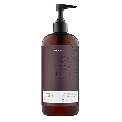 Illume Elemental Collection, Cypress Lavender, 16.5oz. Hand Wash, 16.5 ounces, Purple