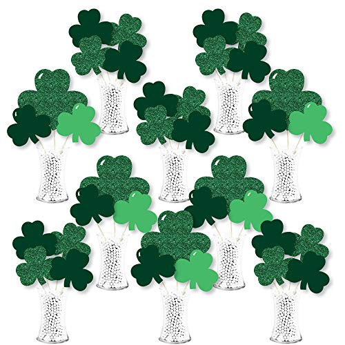 Big Dot of Happiness St. Patricks Day - Saint Pattys Day Party Centerpiece Sticks - Showstopper Table Toppers - 35 Pieces