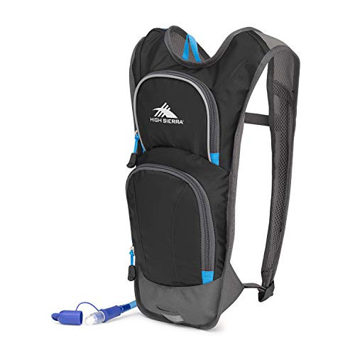 High Sierra HydraHike Hydration Pack, 4L, Black/Slate/Pool