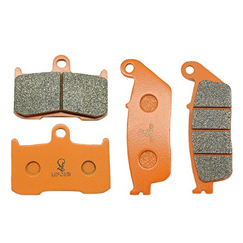 Lefossi Front Rear Carbon Fiber Brake Pads Aftermarket Part for Victory Vegas 8-Ball Vegas 08-16 Vegas Jackpot 08-09 FA347F FA196R