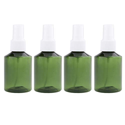 Yebeauty Mist Spray Bottle Travel Size 1.7oz/50ml Empty Fine Mist Spray Bottles Refillable Bottle With white Fine Mist Sprayers Great for Essential Oil, Cleaning Solutions, Pack of 4