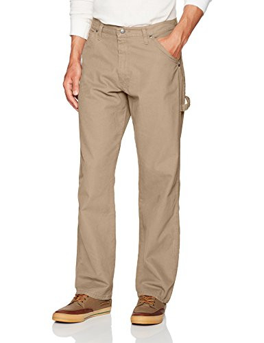 Wrangler Authentics Men's Authentics Classic Carpenter Jean, Wheat, 34W x 32L
